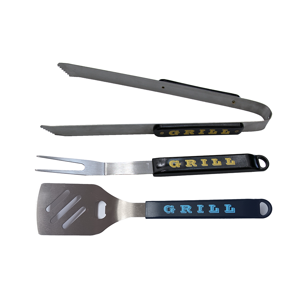 Plastic manubrium BBQ forcipes