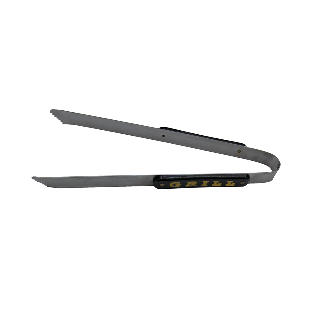 Plastic manubrium BBQ forcipes