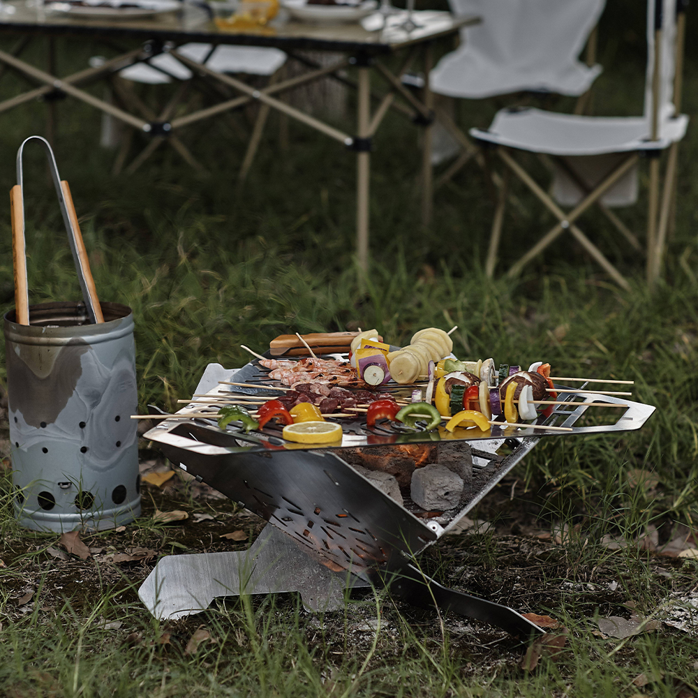 Velit Portable Folding Barbecue Grill